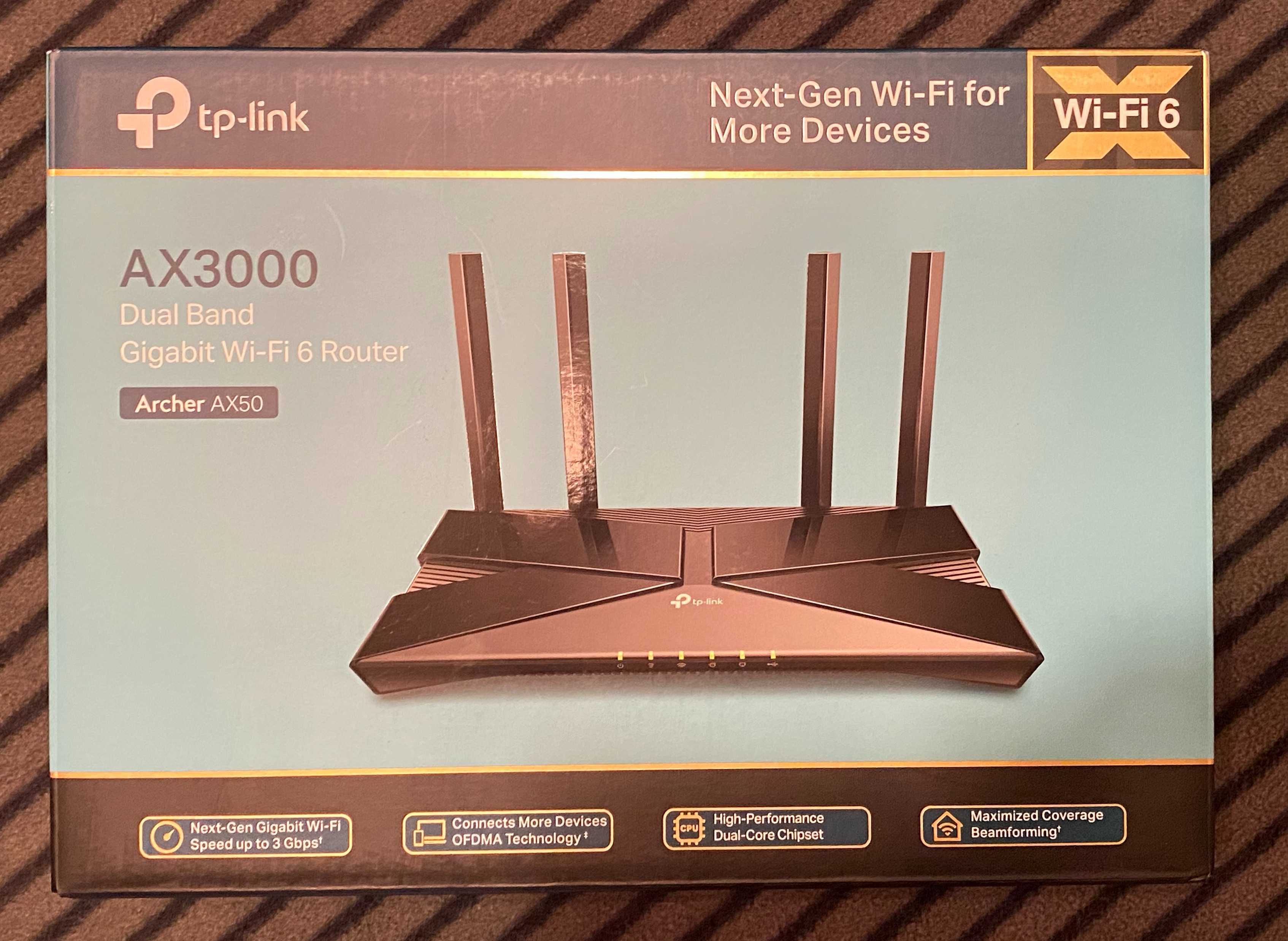 Router TP-LINK AX 3000 Archer AX50