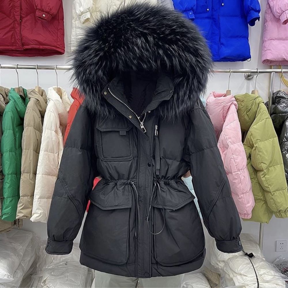 Розпродаж! Різні парки пуховики куртки натуральний пух та хутро Zara