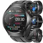 Smartwatch Zegarek Męski Ekg Pomiar Cukru Hrv Rozmowy 3 Paski Szkło Me