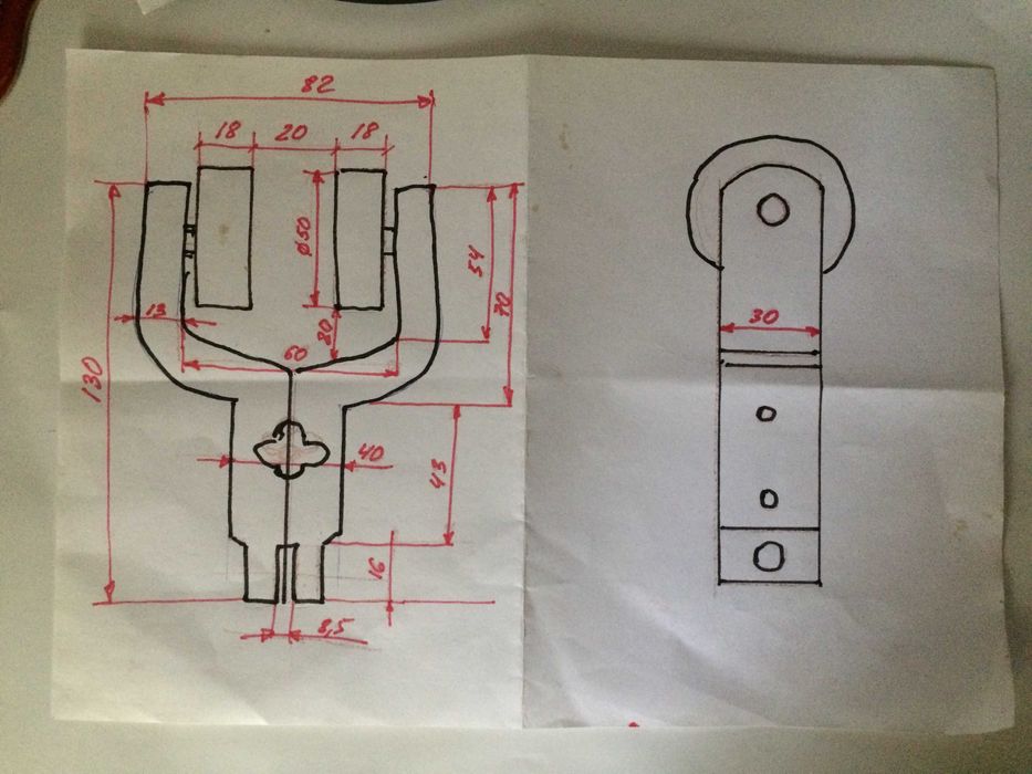 Ролики для підвісних воріт та дверей.