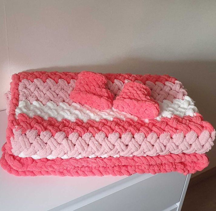 Zestaw 2w1, Pled koc na narodziny dziecka