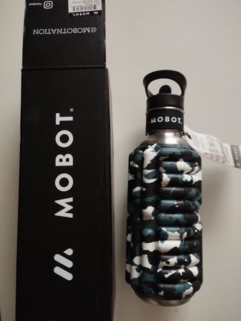 Water bottle is also a foam roller MOBOT butelka wody 0,7 i masażer