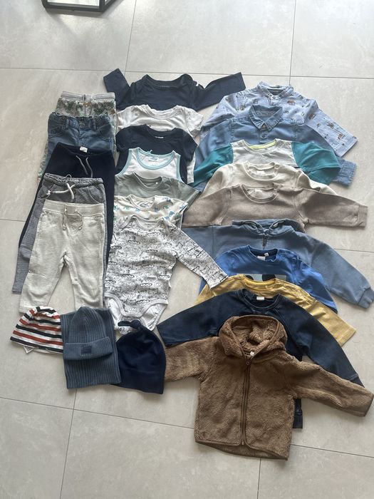 Zestaw ubranek dla chlopca rozmiar 80