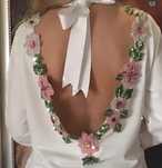 Bluza _unikat_odkryte plecy_hanmade