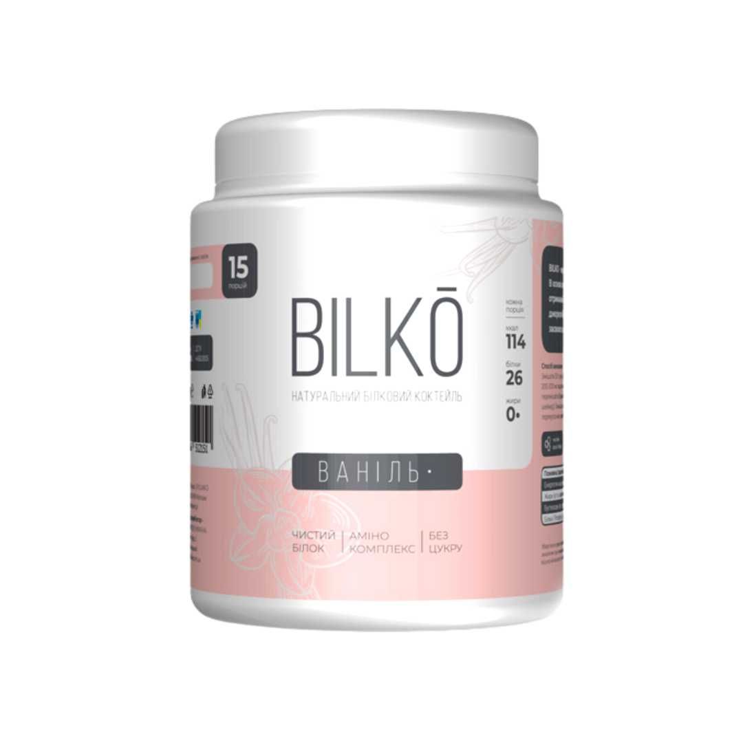 Bilko Сывороточный изолят для похудения замены питания 450 гр и шейкер