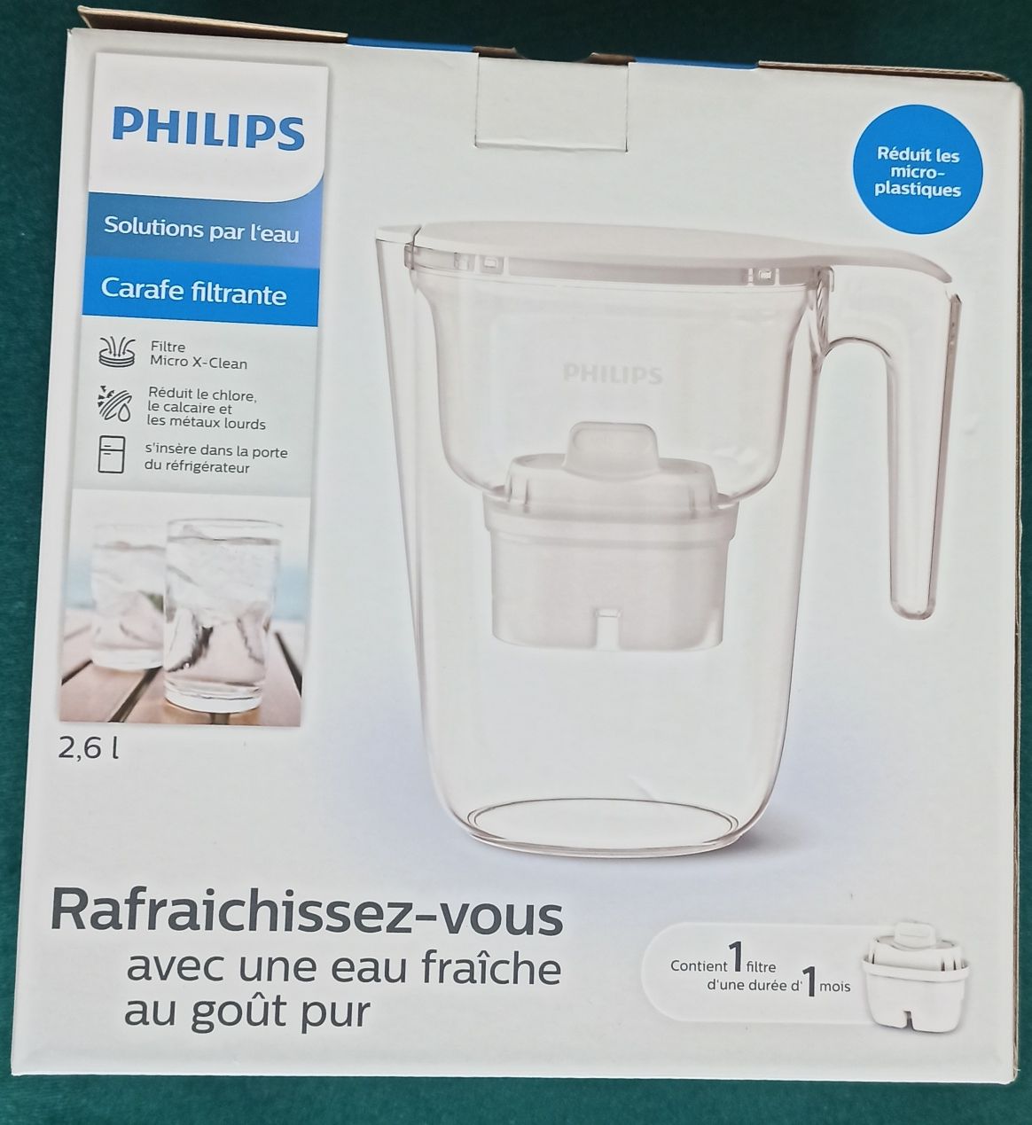 Dzbanek filtrujący wodę Philips okazja gwarancja