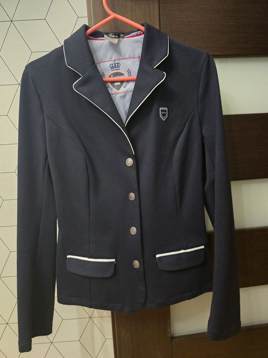 Frak jeździecki granatowy