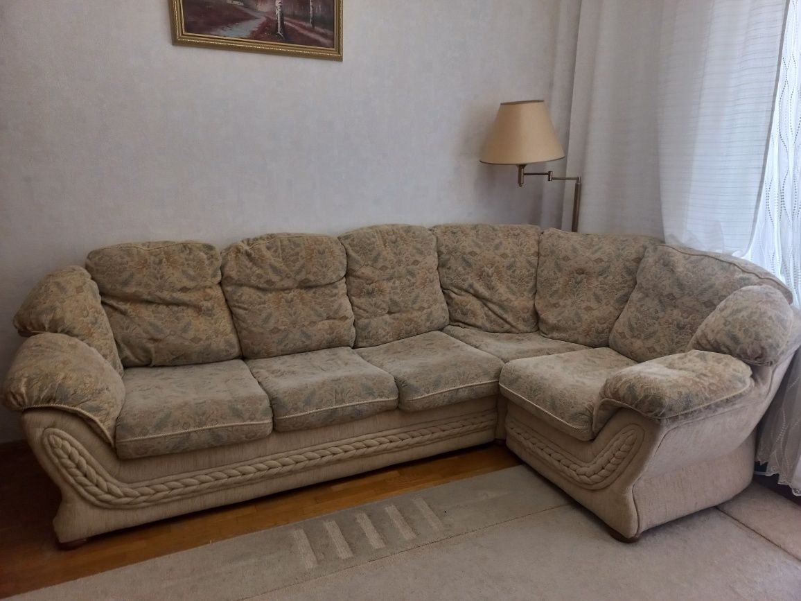 Кутовий (розкладний) диван і крісло