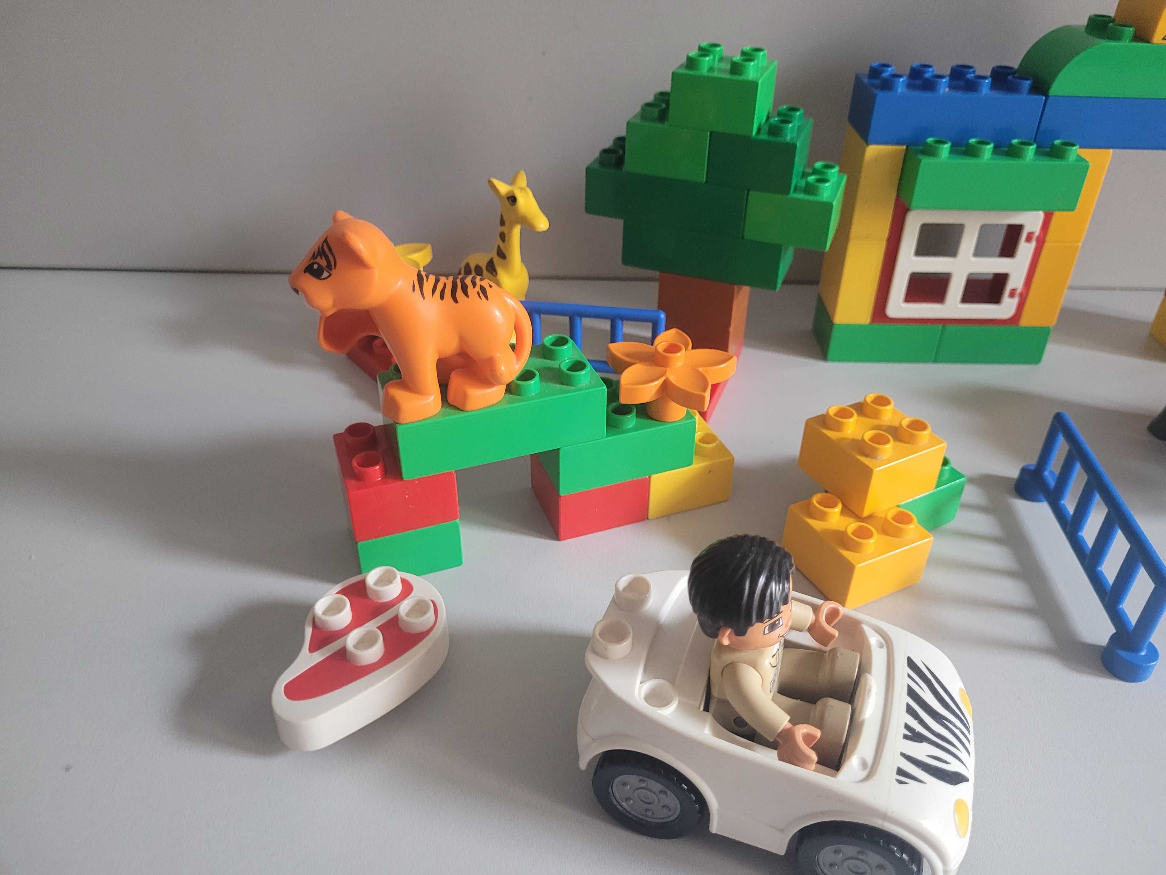Lego duplo 6136 z roku 2011 super zestaw zoo żyrafa biały miś ryba