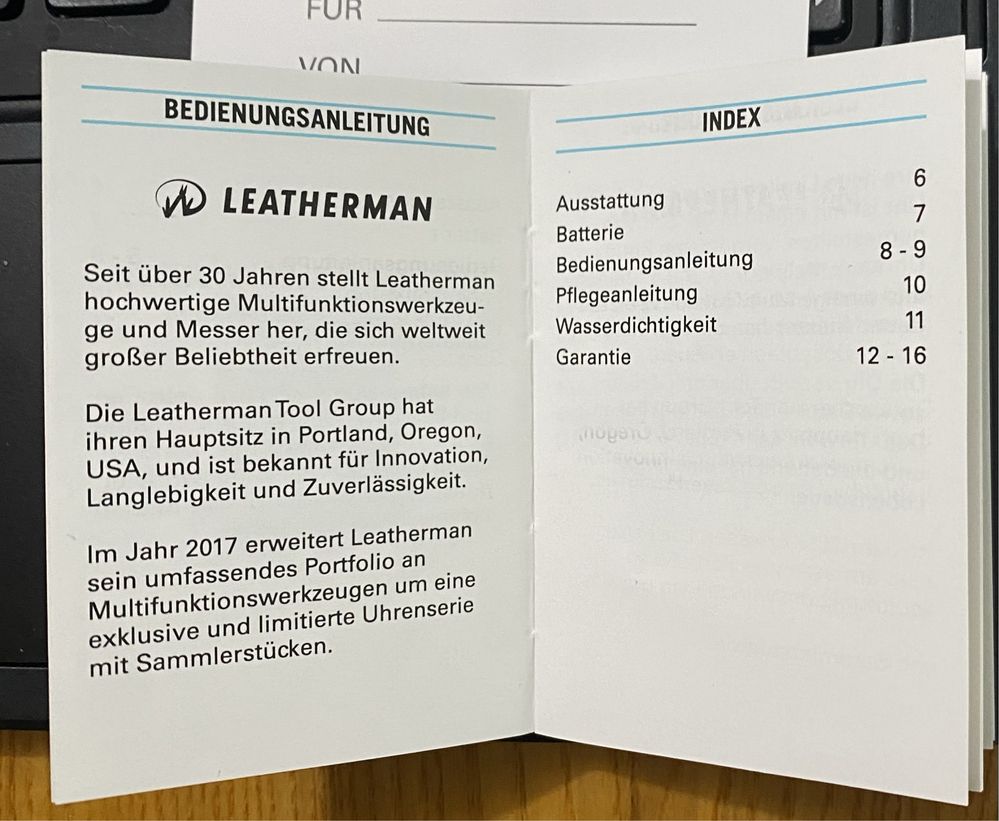 високоякісний лімітований годинник швейцарського бренду Leatherman.