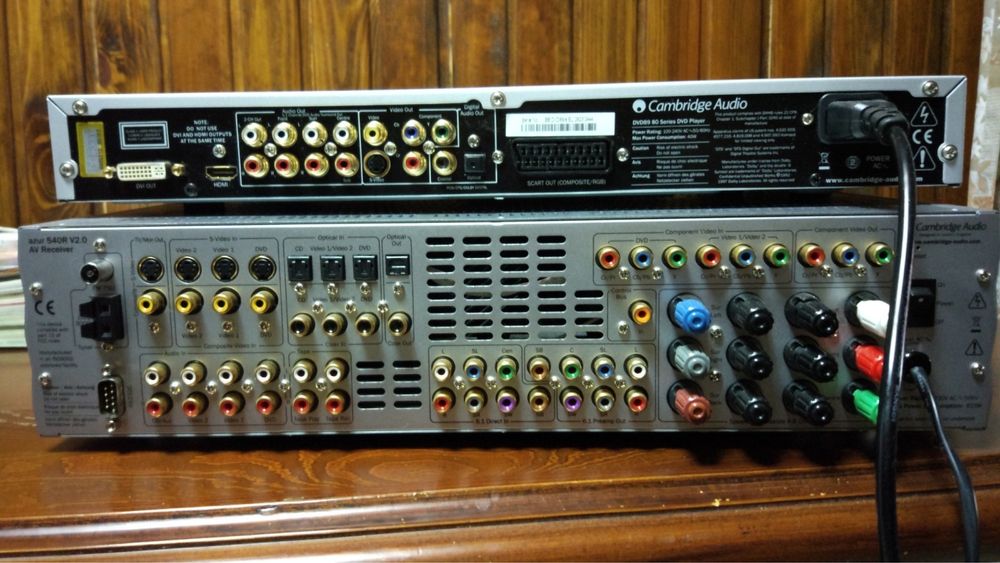 Підсилювач, ресівер Cambridge Audio Azur 540r v2 + dvd89
