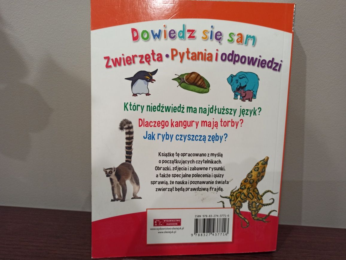 Książka Zwierzęta. Pytania i odpowiedzi z serii Dowiedz się sam