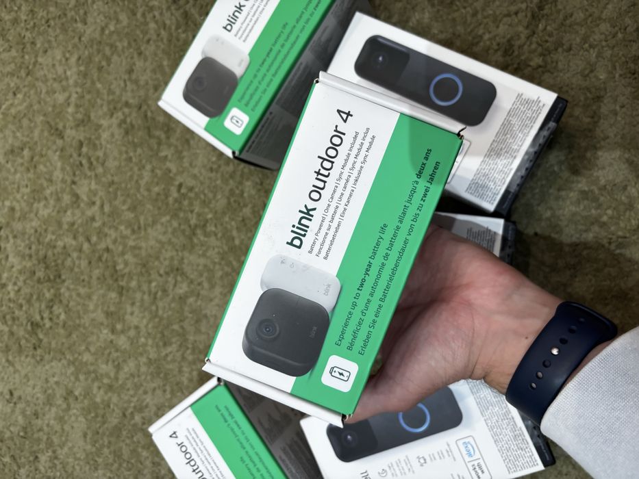 Pack Blink OutDoor 4 + Blink Video DoorBell SELADOS