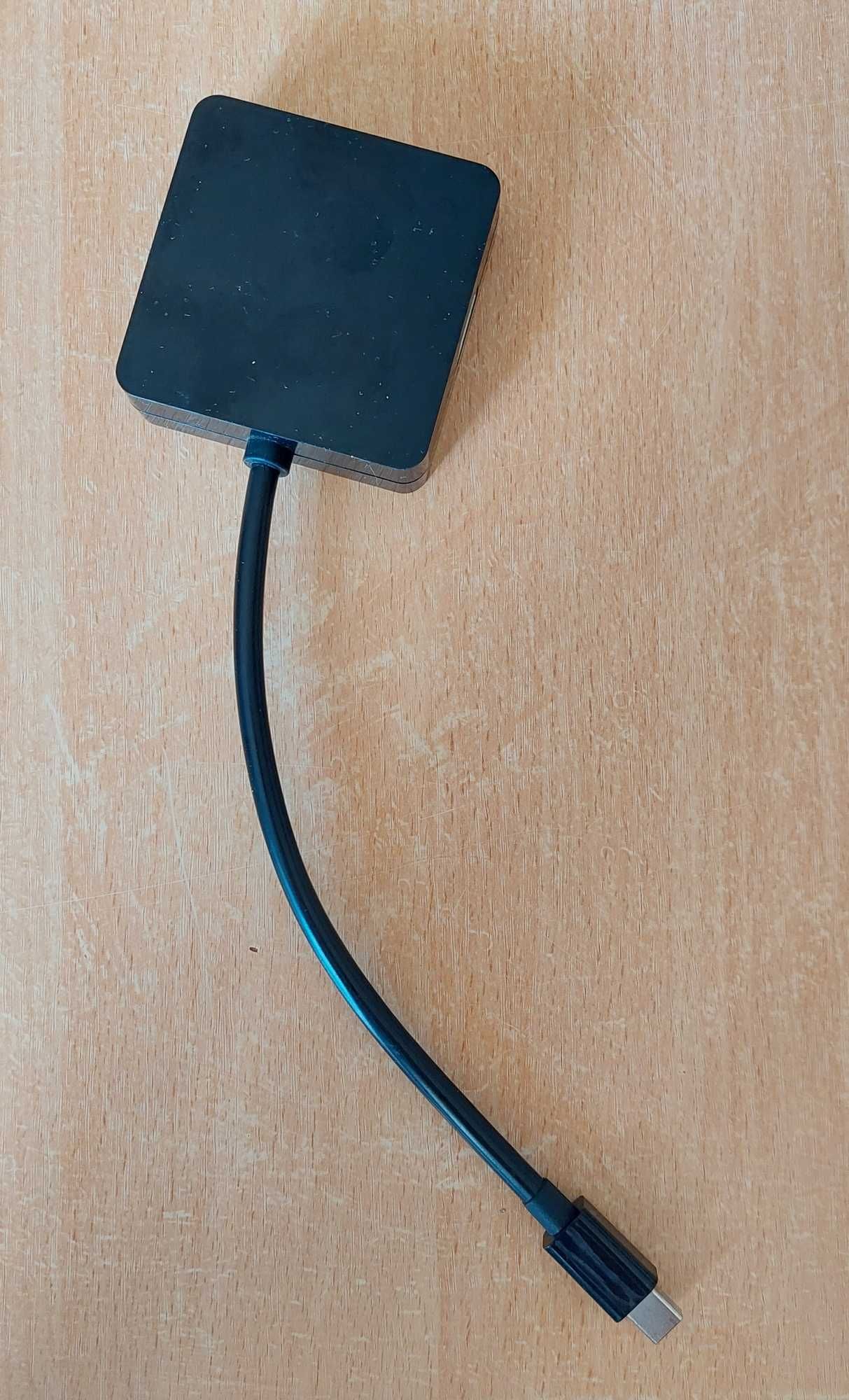 Konwerter DisplayPort mini na HDMI DVI VGA