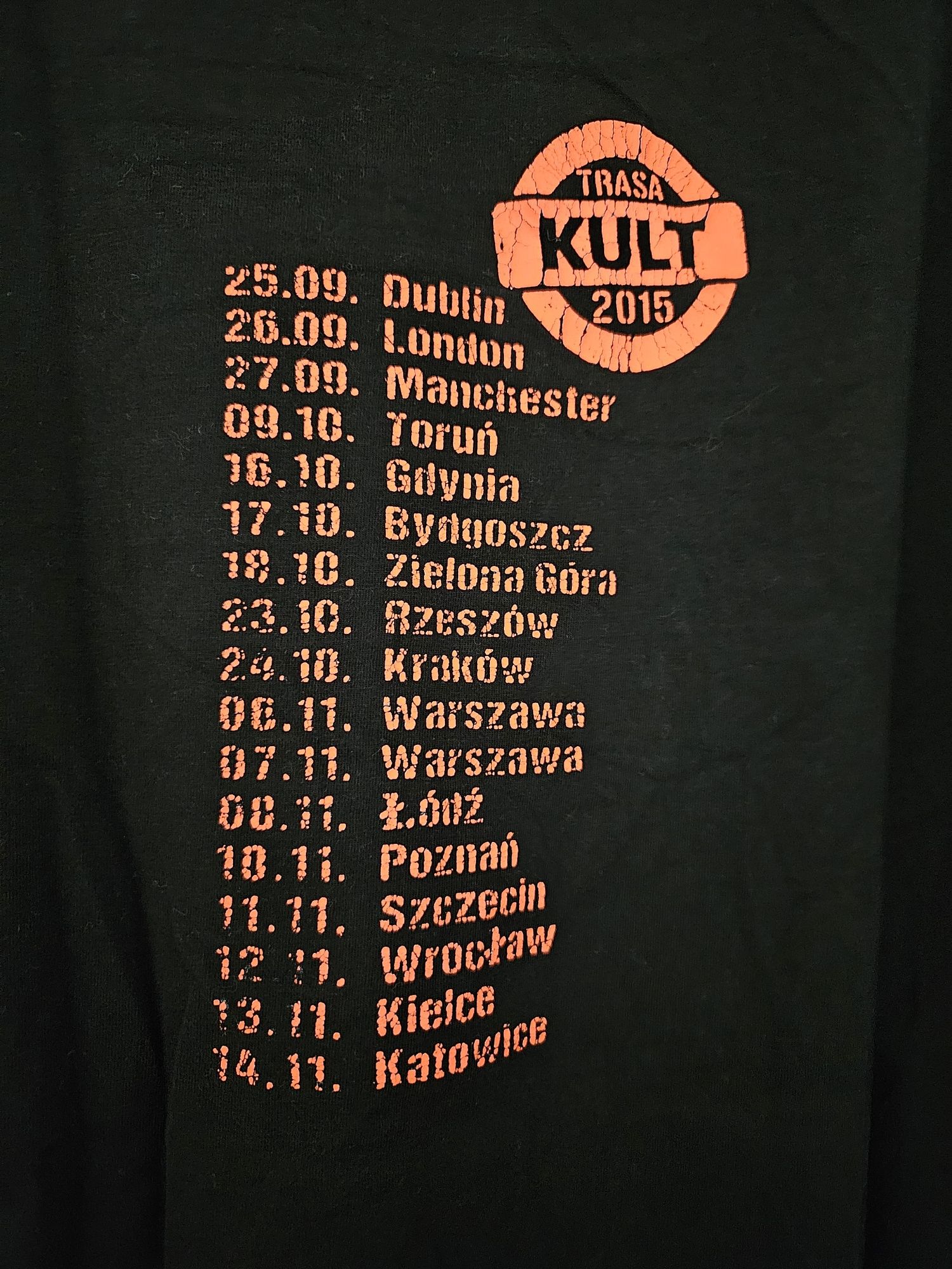 Kazik KNŻ Kult Trasa pomarańczowa 2015 koszulka XL