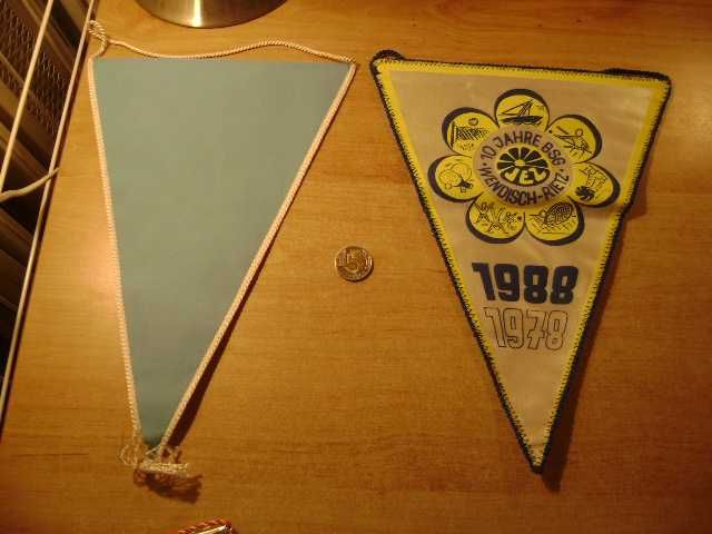 Starocie z PRL - Zestaw 6 proporczyków z czasów PRL