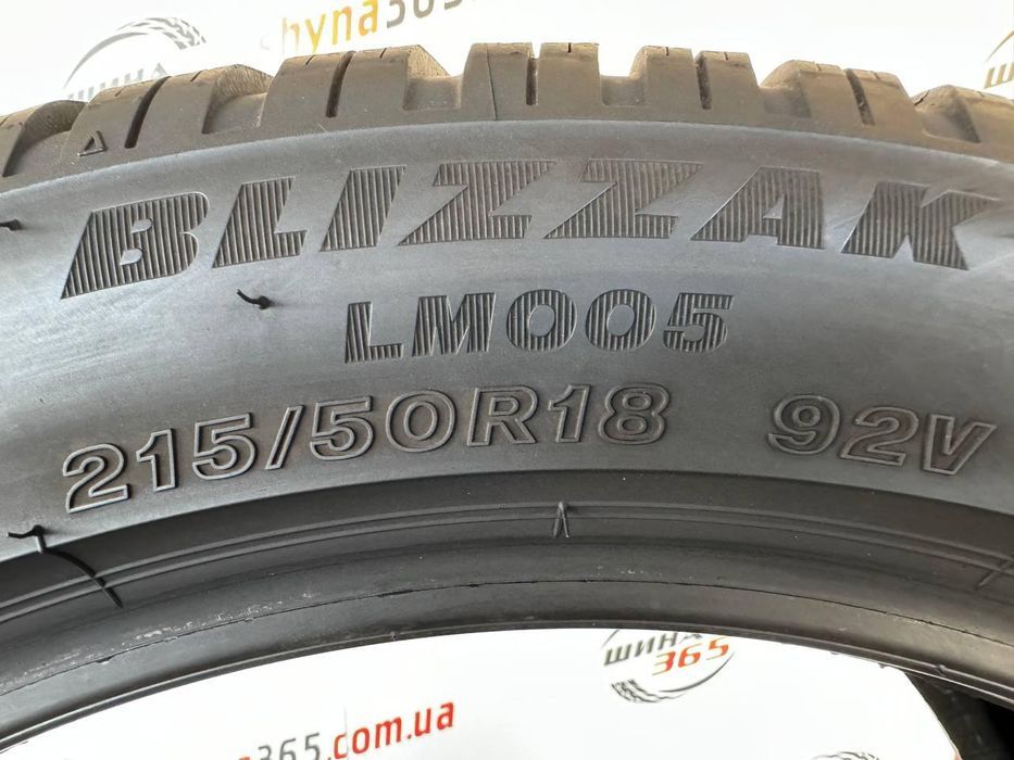 215/50 r18 bridgestone blizzak lm005 7mm шини бу зима