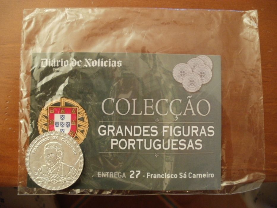 Moedas grandes figuras portuguesas