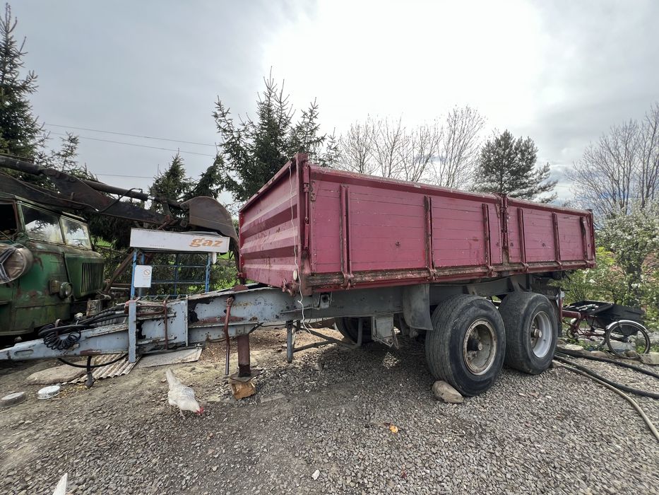 Przyczepa rolnicza tandem 3 str wywrot