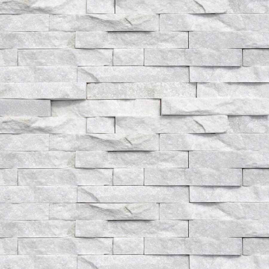 Panel ścienny kamień naturalny kwarcyt biały