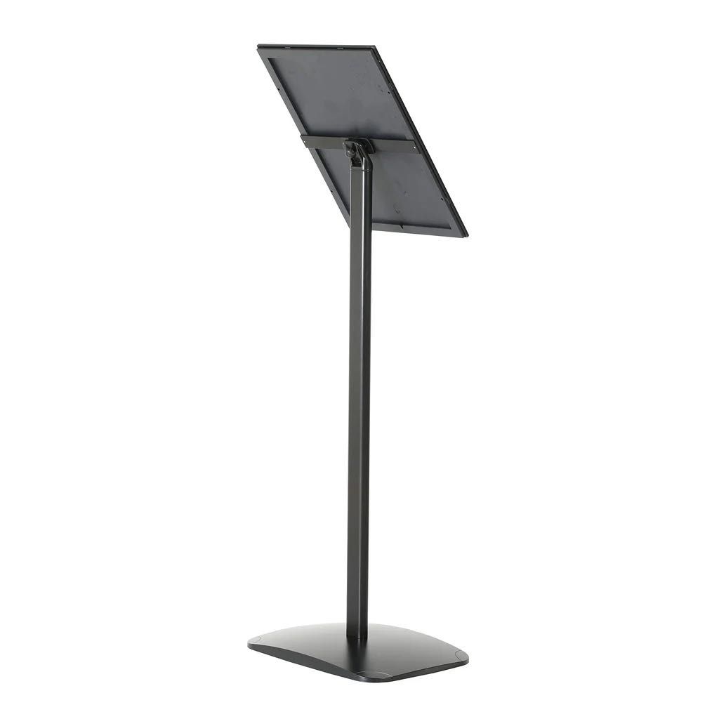 Stojak aluminiowy premium informacyjny A4 w pionie i poziomie designer
