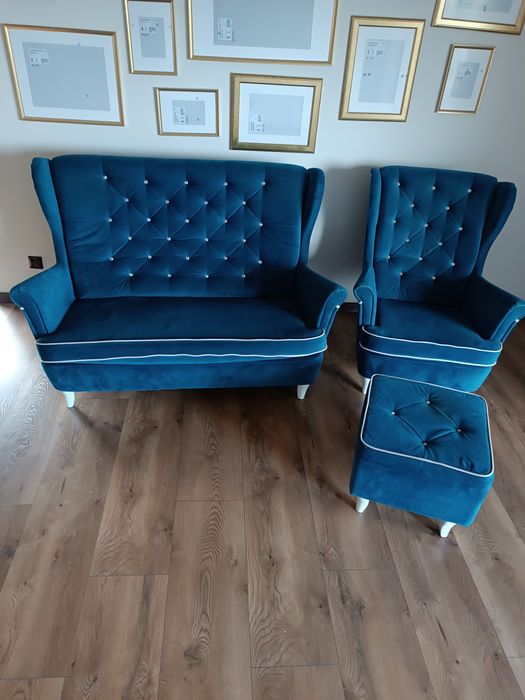 Sofa w stylu Glamour