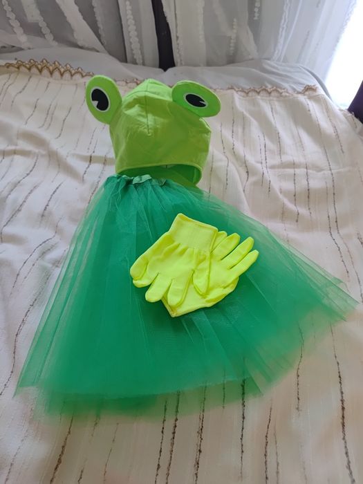 Strój przebranie żaba żabka 3 części rozmiar uniwersalny