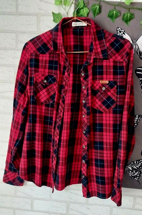 Рубашка в клетку / Сорочка в клітинку