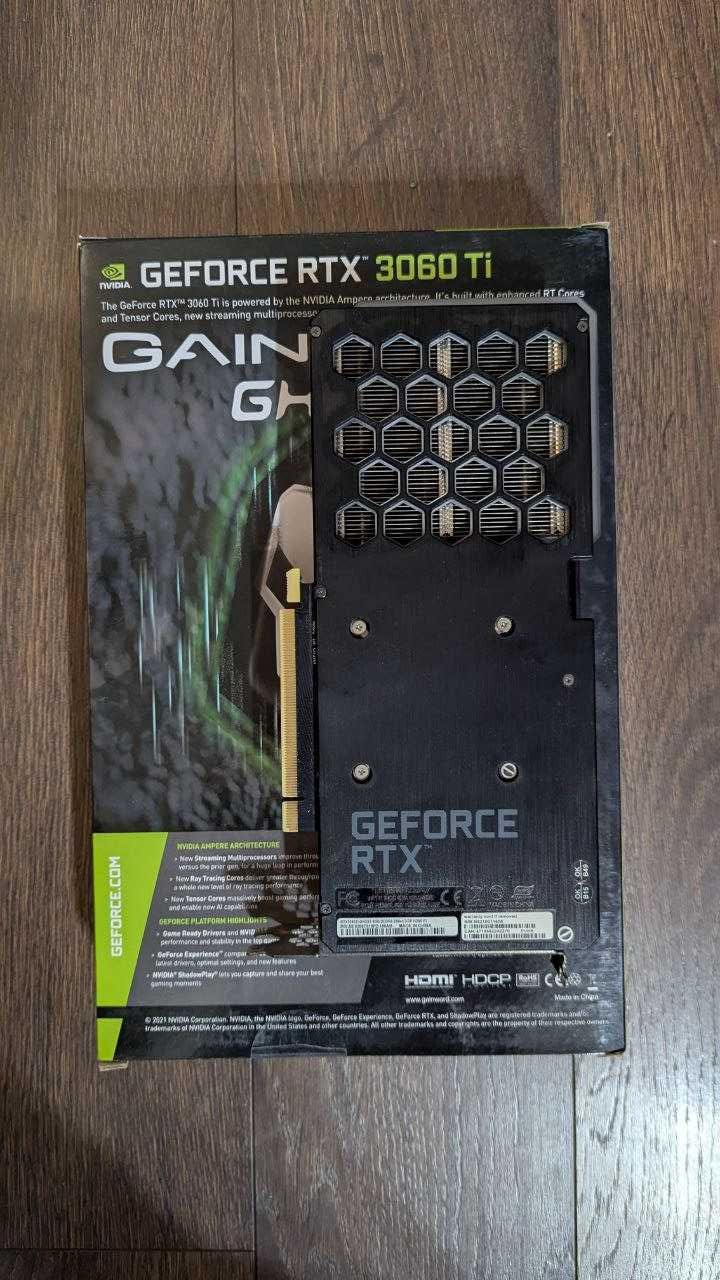 Відеокарта Gainward GeForce RTX 3060 Ti Ghost 8gb