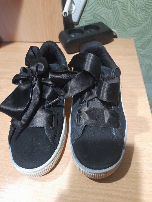 Кроссовки,  мокасины Puma suede для девочки стелька 20см