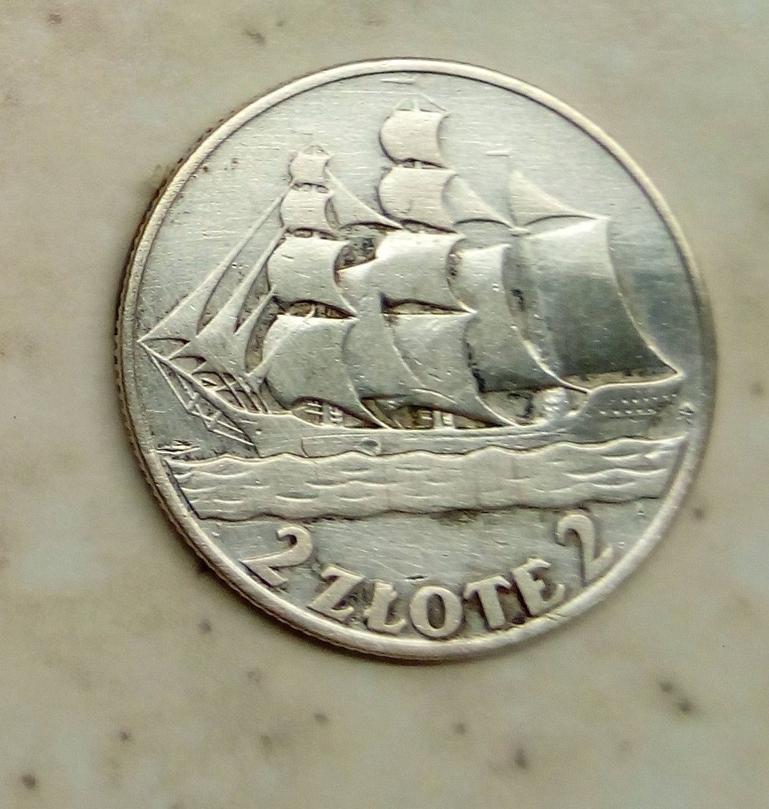 Монета 2 злотих 1936 р.