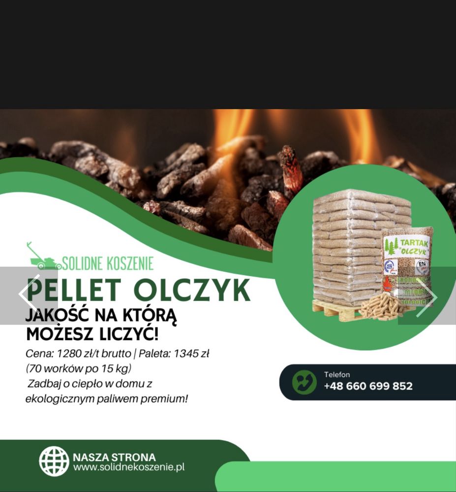 Sprzedam pellet pelet drzewny Olczyk Tartak premium