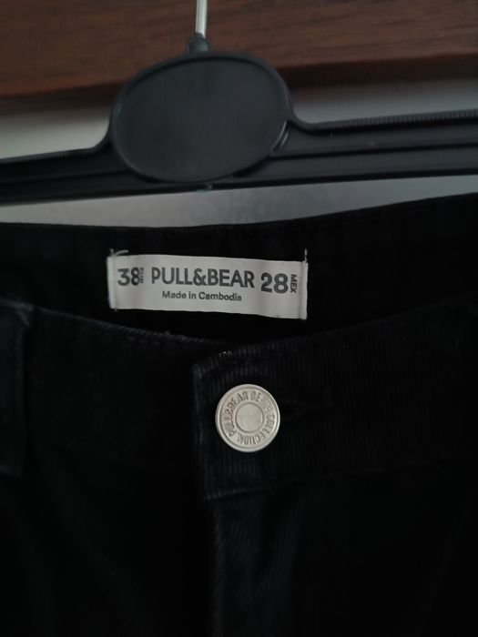 Spodnie jeansowe wysoki stan pułk&bear 38