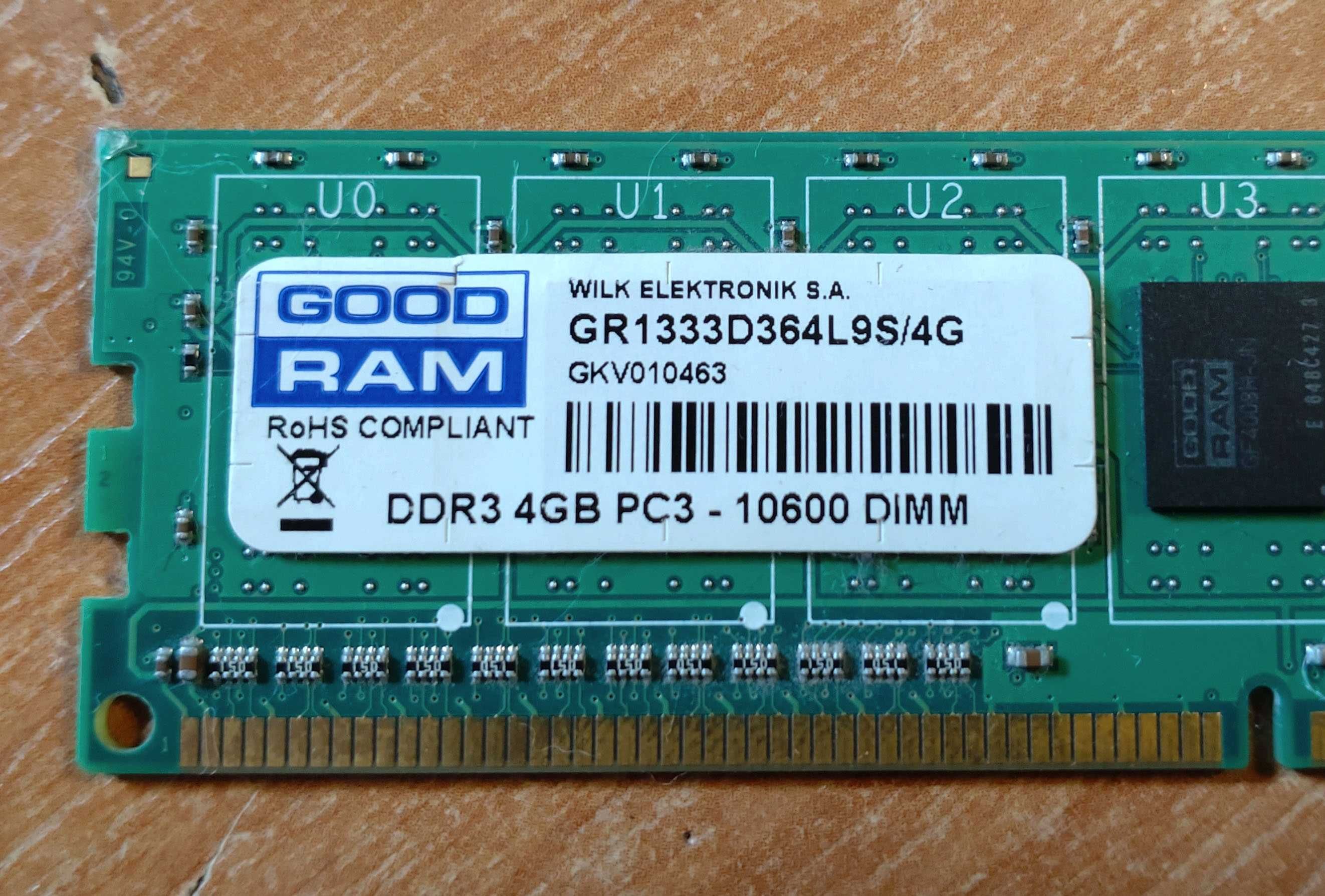 Оперативна пам’ять Goodram DDR3 4Gb PC3-10600 DIMM