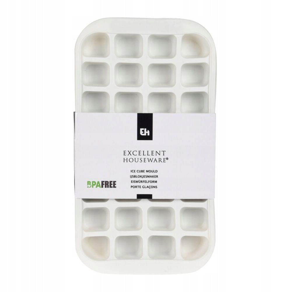 duża forma na lód + podstawka bpa free 32 kostki