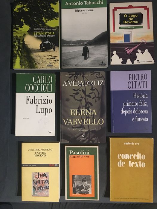 Baricco/ Tabucchi/ C. Coccioli/ Varvello/ P. Citati/ Pasolini/ Eco