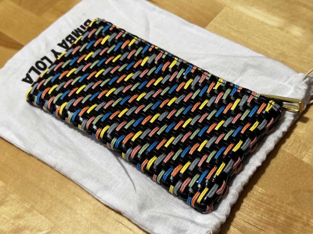 Carteira em malha multicolor Bimba Y Lola