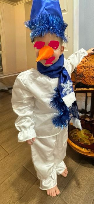 Костюм сніговичка 3/4 роки