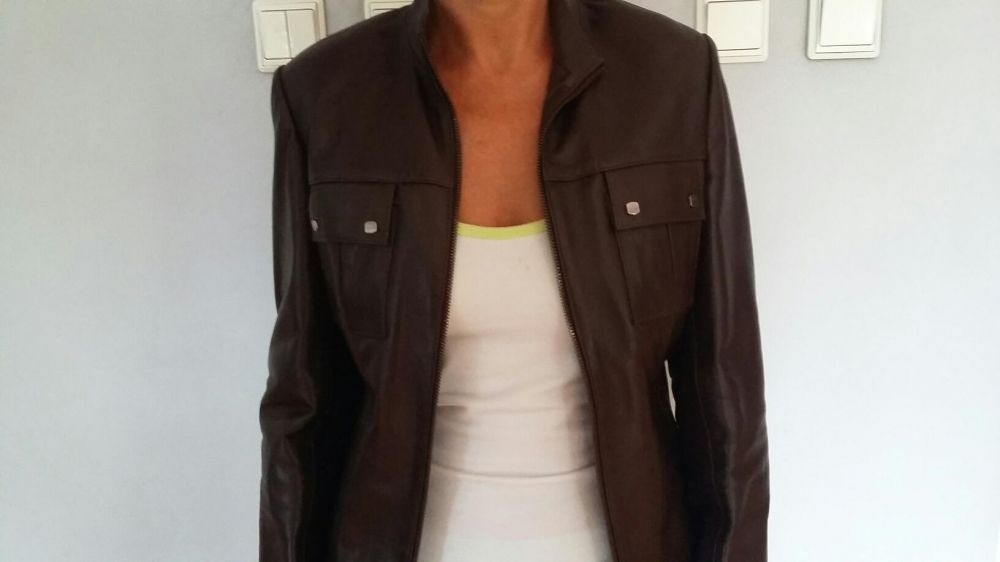 Kurtka skórzana rozm. M