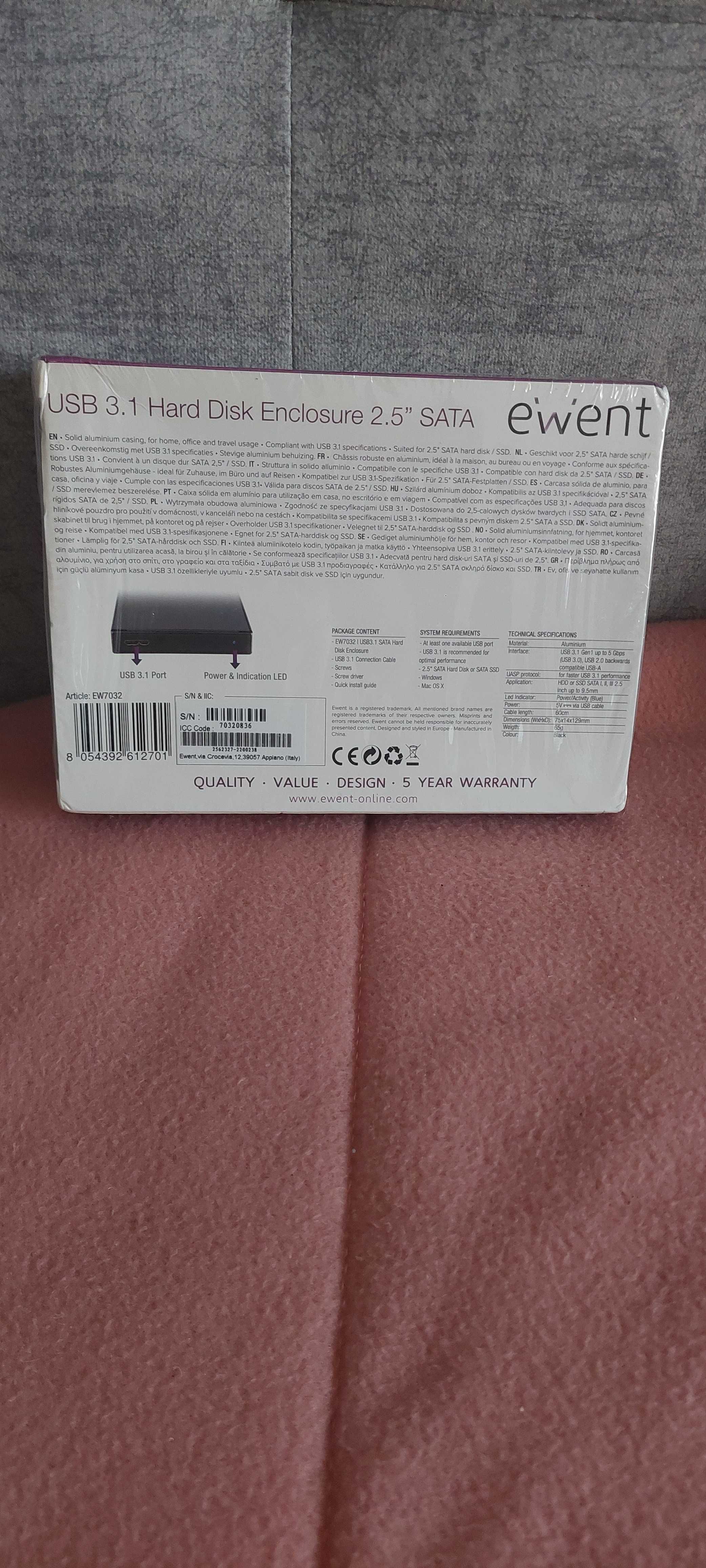 Caixa disco externo