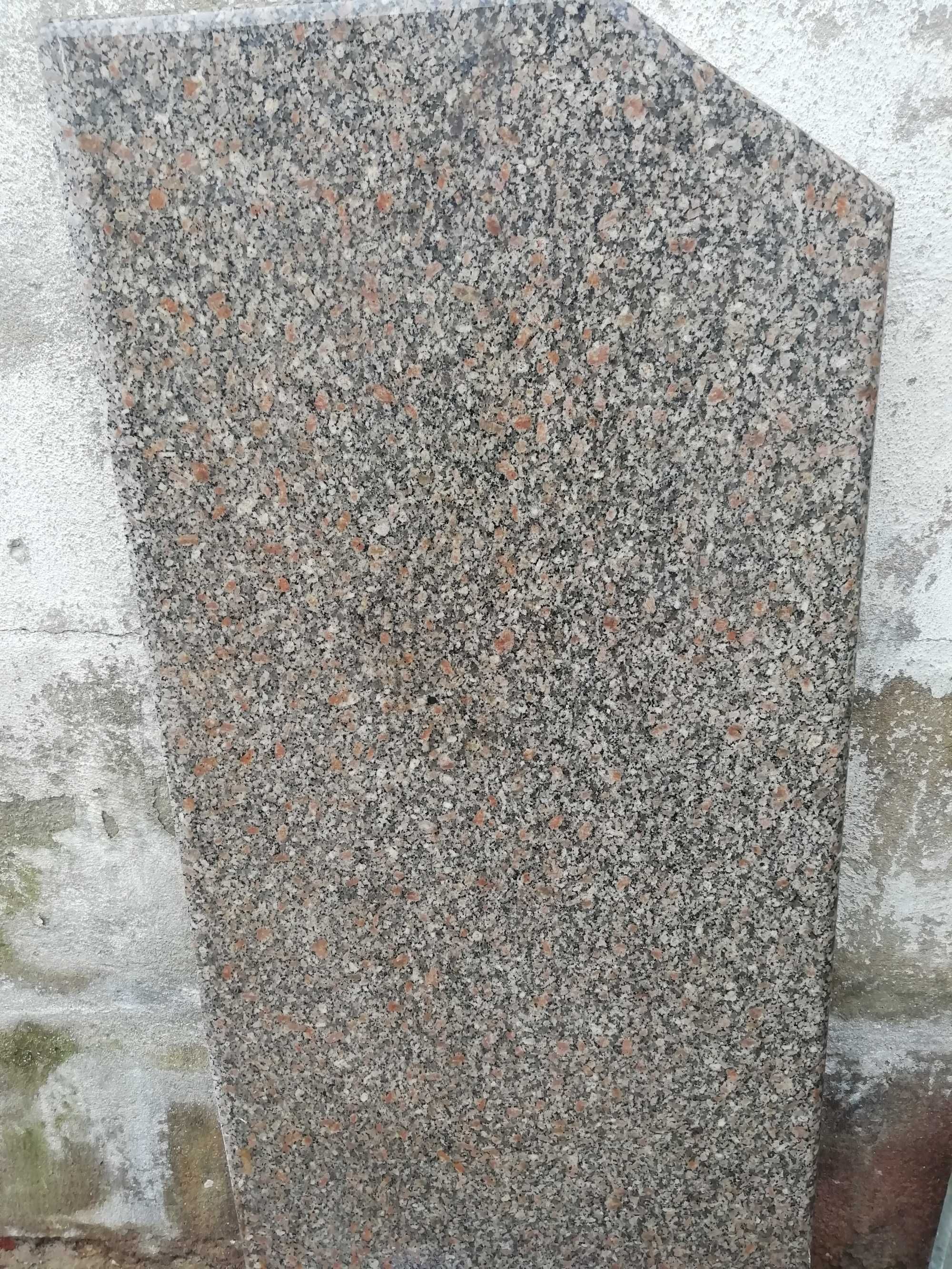 pedra de bancada de granito rosa