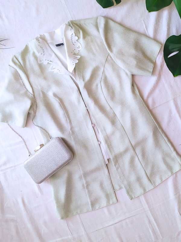 Narzutka marynarka żakiet Ladys' Fashion 44 XXL wizytowe plus size