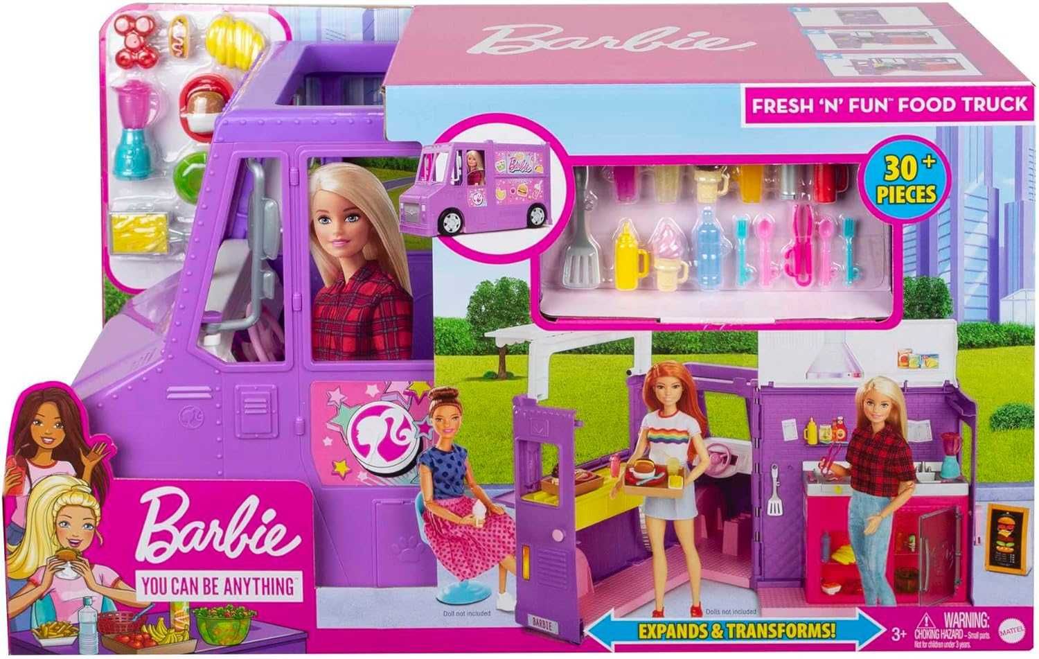 Барби Кафе на колесах фургон Barbie Foodtruck GMW07 Fresh 'n Fun Food