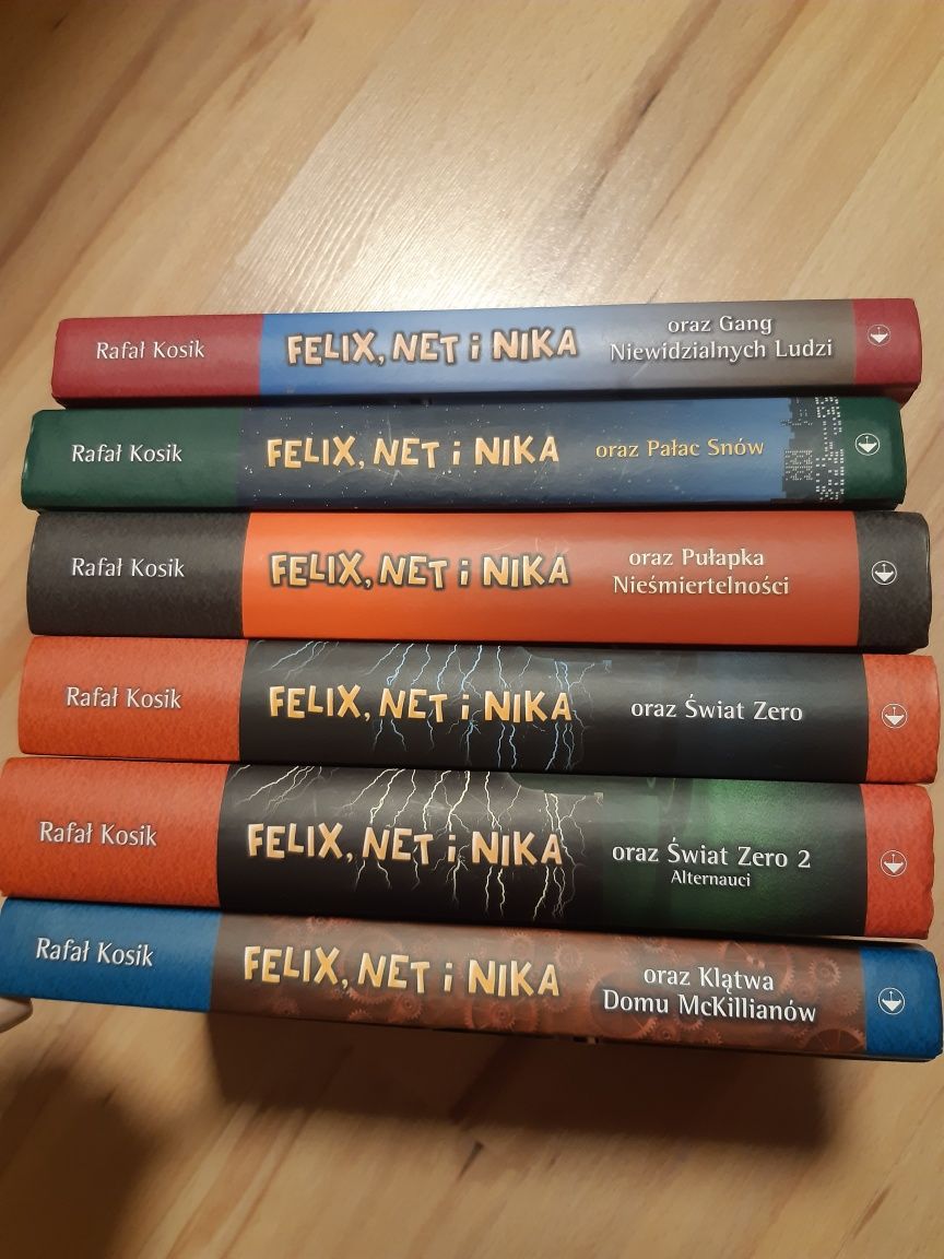 Książki Felix, Net, Nika Rafał Kosik 6 szt.