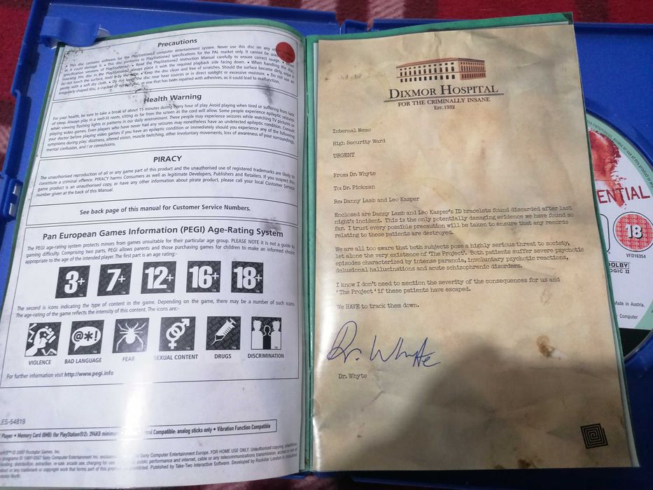 Manhunt 2 PS2   Jogo