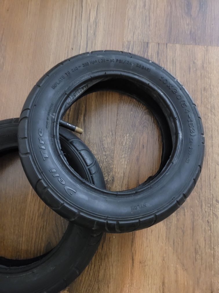 Opony 10x2.0 Deli Tire, cena za 2 szt,jedna opona z dętką