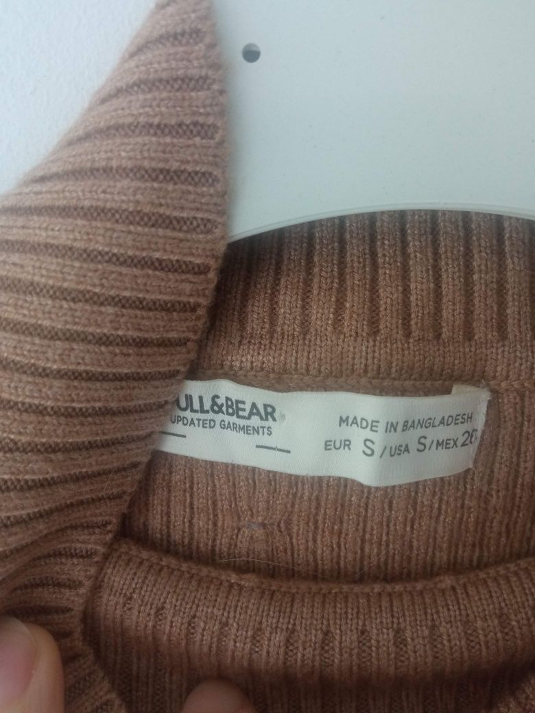 Pólgolf sweter bluzka Pull&Bear S 36