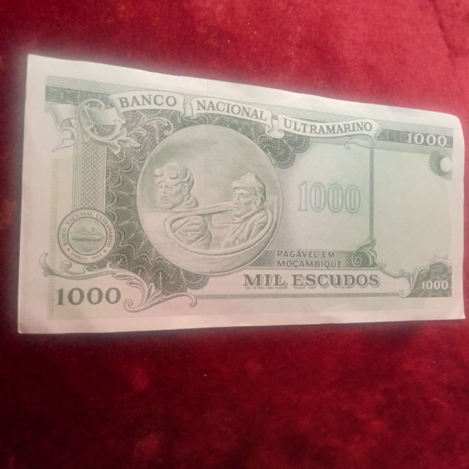 Nota de 1000 escudos Mocambique