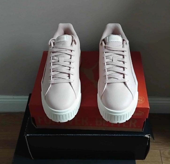 -40% Sneakersy skórzane Puma, R. 39. Wkładka 25 cm.