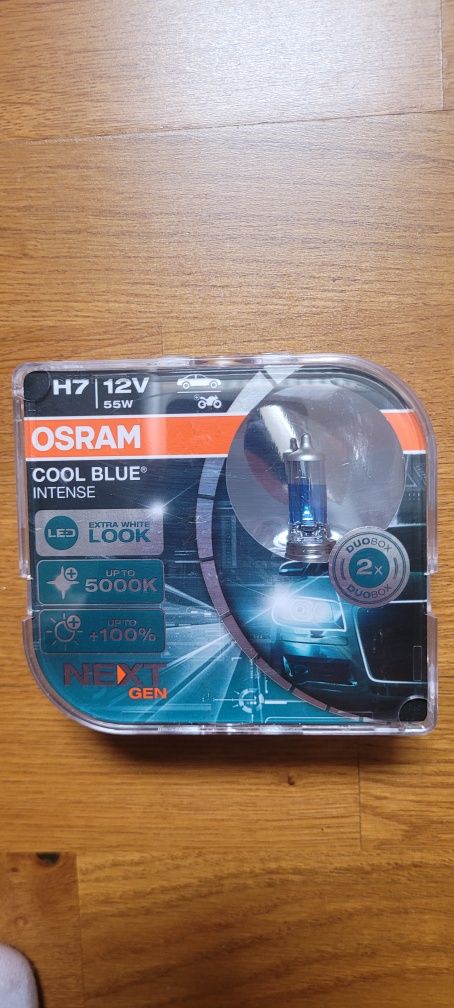żarówki osram h7 12V 55W cool blue